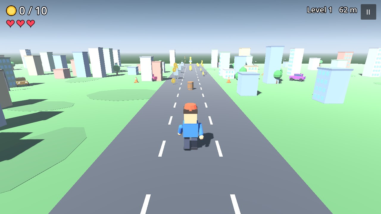 3D City Endless Runner screenshot