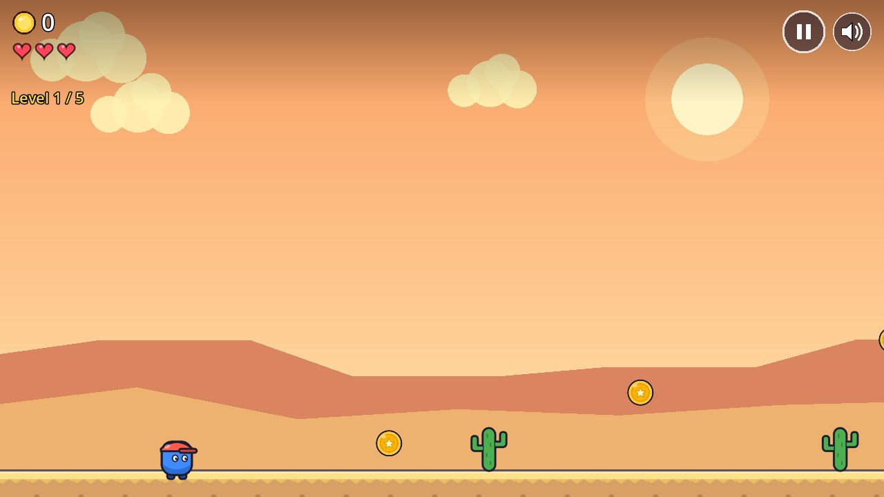 2D Desert Runner screenshot