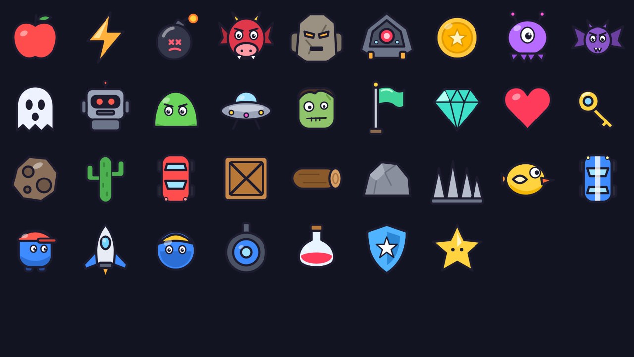 Gaminode 2D Game Art Pack screenshot